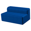 HABA&reg; Corner SOFA Lounge Seating - 18 in.H Rectangle with Seat Back, Synthetic Leather