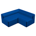 HABA&reg; Corner SOFA Lounge Seating - 18 in.H Corner Couch, Synthetic Leather