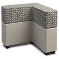 Russwood&reg; Connect Lounge Seating - L-Shaped Tall Back, Vinyl