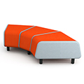 Paragon MOTIV&reg; 2.0 Soft Seating - 90 Degree Double Bench
