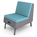 Paragon MOTIV&reg; 2.0 Soft Seating - Armless Chair w/Power Front