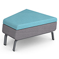 Paragon MOTIV&reg; 2.0 Soft Seating - 30 Degree Single Bench