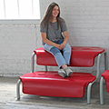 tenjam Elevate Tiered Lounge Seat - 26 in.H