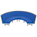 AmTab® Mobile Booth Seating - Half Round