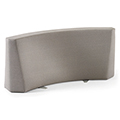 Smith System&reg; Flowform&reg; Bench Divider - Curved