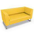 MooreCo&reg; AKT Lounge Seating - Loveseat w/Arms