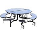 NPS&reg; Mobile Cafeteria Combo Table - Octagon