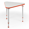 Paragon A&D&reg; Adjustable Height Student Desks - Point
