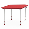 Paragon A&D&reg; Adjustable Height Student Desks - Sapphire