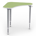 Paragon A&D&reg; Adjustable Height Student Desks - Stealth