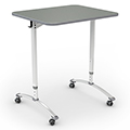 Paragon A&D&reg; Crossfit Student Table - Rectagle Top, Adjustable Legs