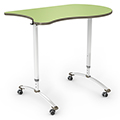 Paragon A&D&reg; Crossfit Student Table - Koi Top, Adjustable Legs