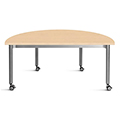 Muzo Versatilis Mobile Tables - Semi-Circle
