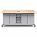 Haskell Education Explorer Maker Table - Double Door/Bin/Double Door