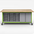 Haskell Education Explorer Maker Table - Bin/Bin/Bin/Double Door