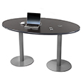 Smith System® Double Oval Cafe Table