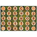 Pixel Perfect™ Alphabet Tree Rounds Rugs