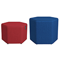 Smith System&reg; Flowform&reg; Hexagon Ottomans