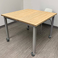 3branch Maker Max™ Tables - Square - Butcher Block Top