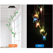 Solar Hummingbird Windchime