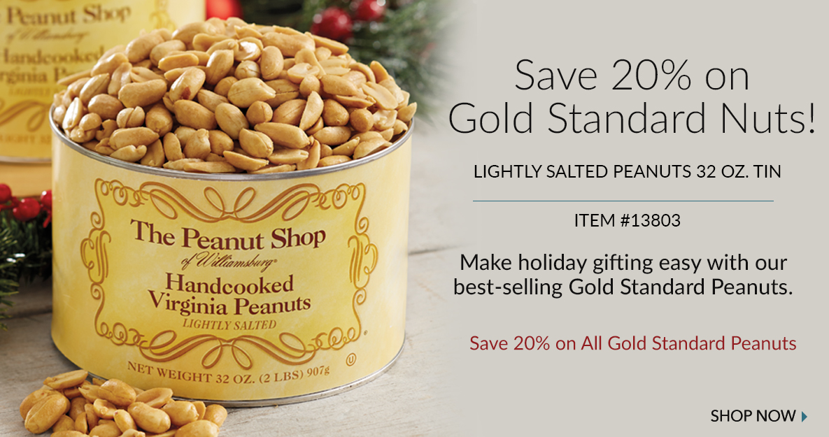 Hostess Gifts Sale - The Peanut Shop of Williamsburg