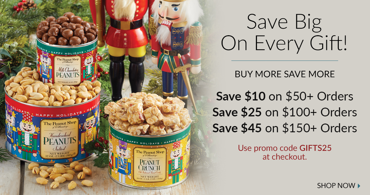 Sale - The Peanut Shop of Williamsburg