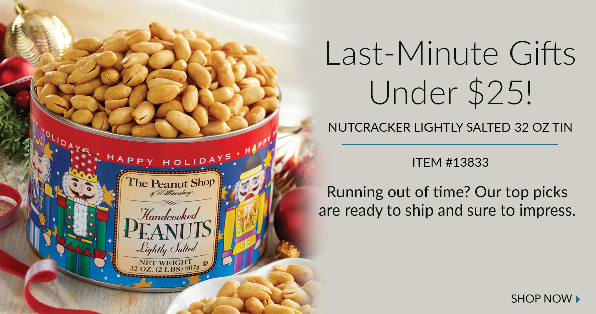 Last Minute Gifts - The Peanut Shop of Williamsburg