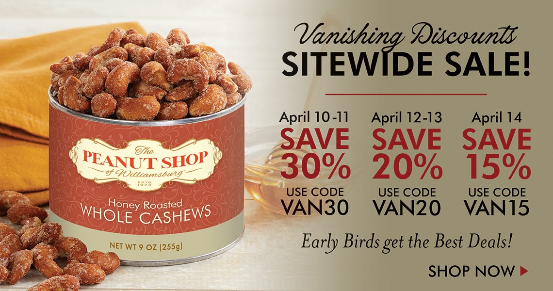 The Peanut Shop of Williamsburg - Deluxe Mixed Nuts