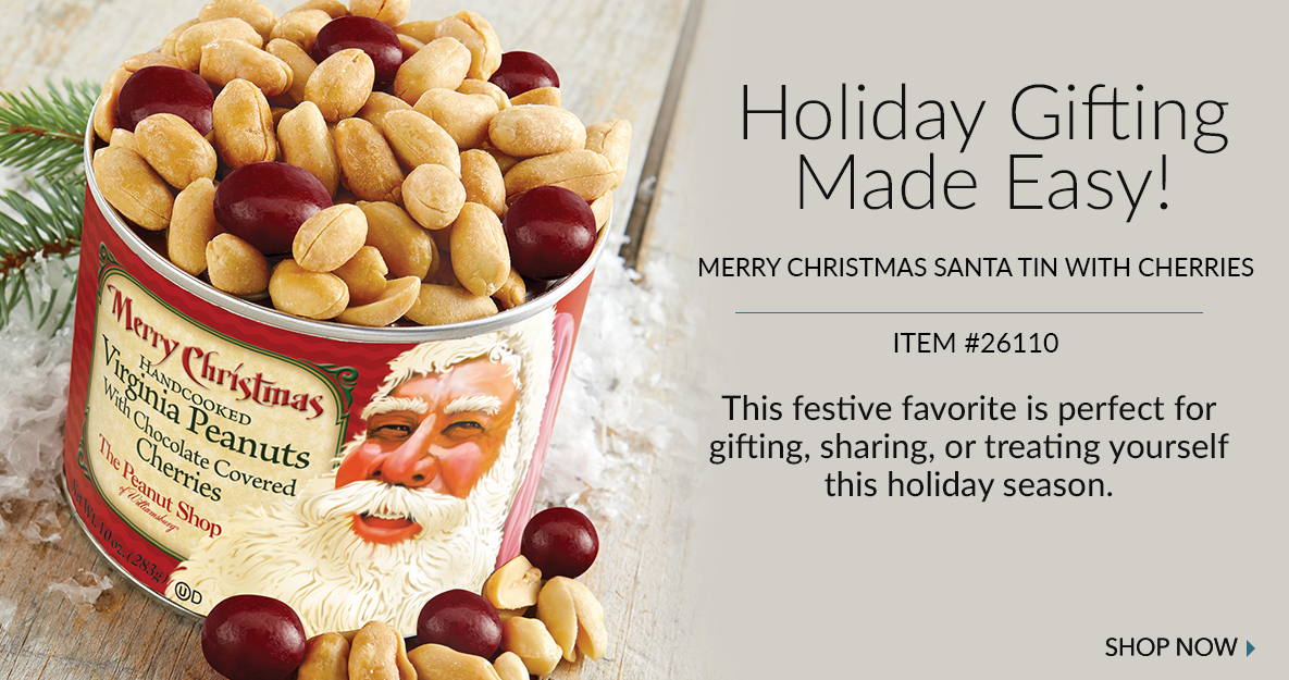 Merry Christmas Santa - The Peanut Shop of Williamsburg