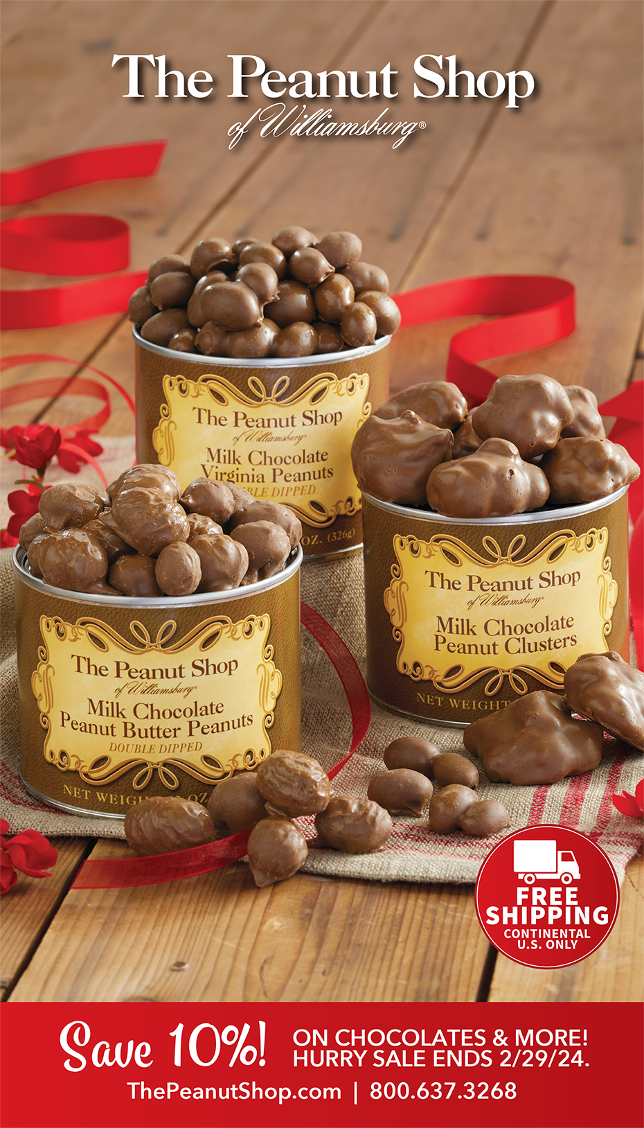 Virginia Peanuts, Seasoned Peanuts and Chocolate Covered from The