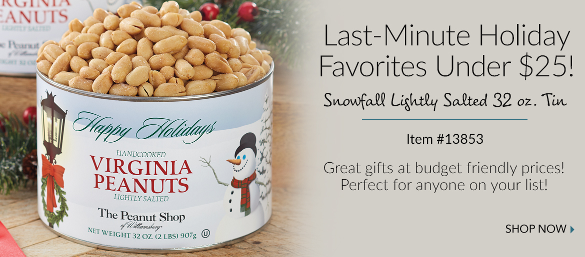 Last Minute Gifts - The Peanut Shop of Williamsburg
