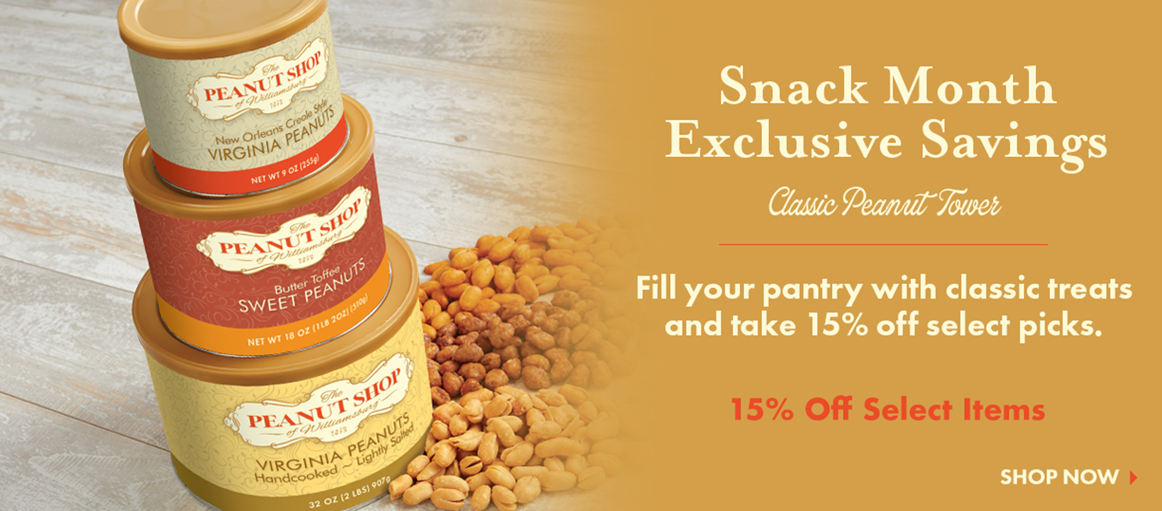 Classic Tower - The Peanut Shop of Williamsburg