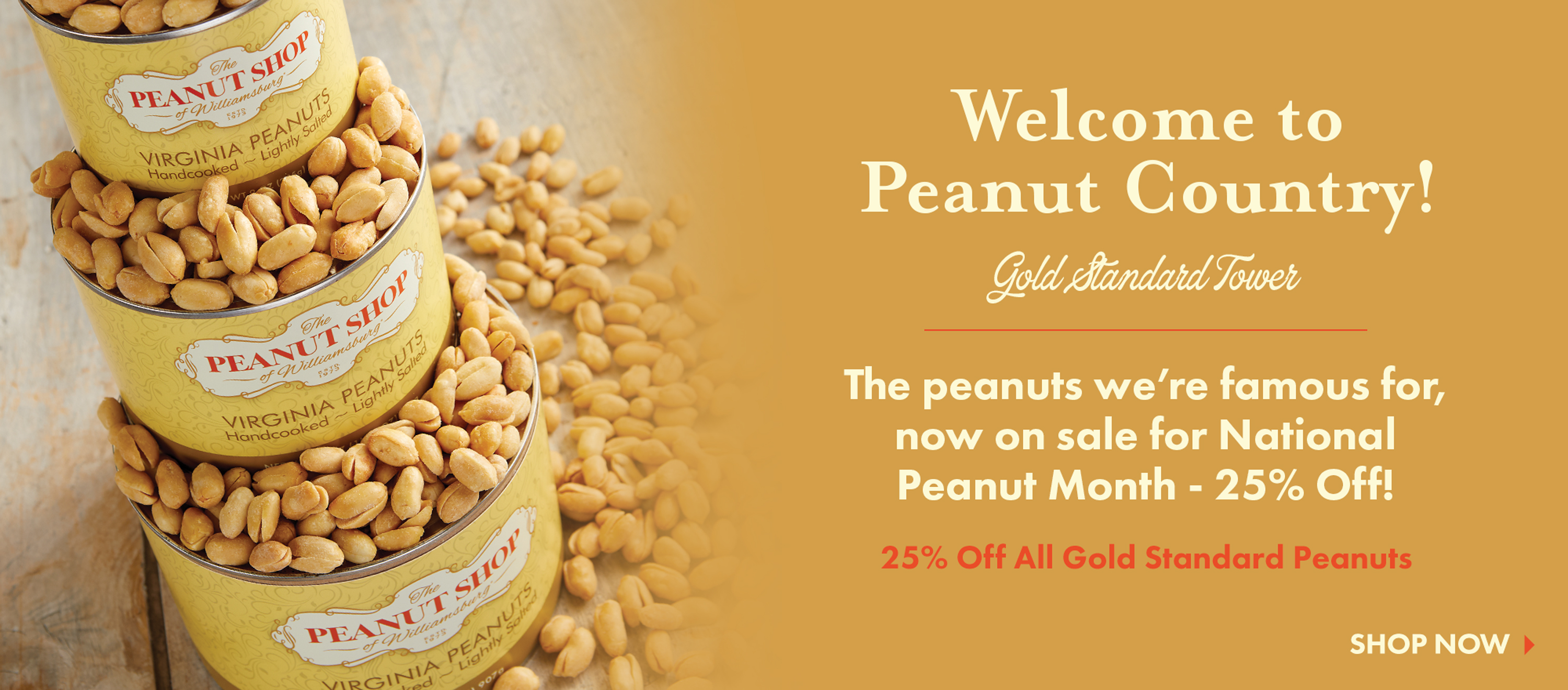 Gold Standard Tower - The Peanut Shop of Williamsburg