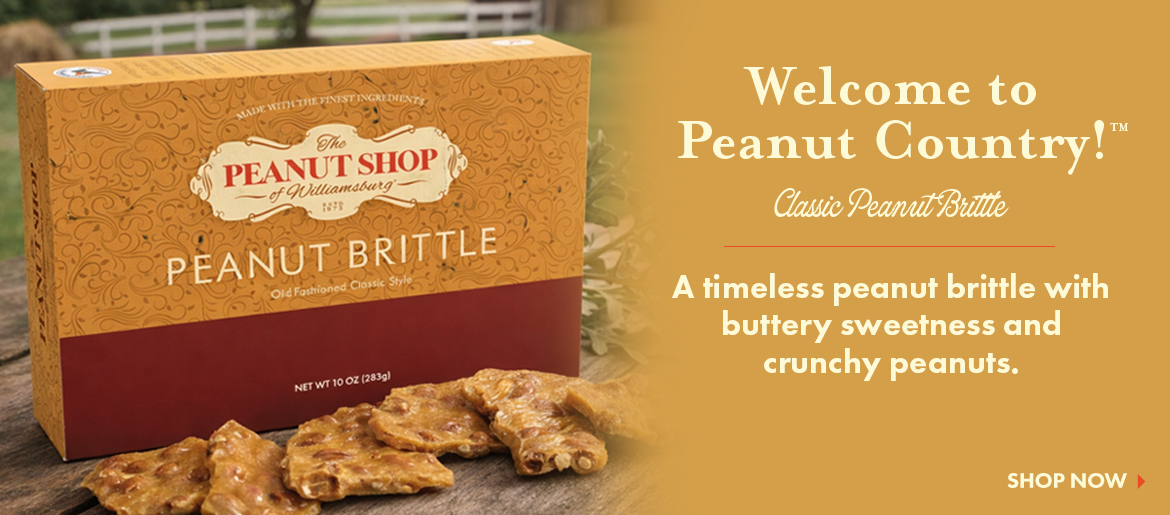 Peanut Brittle - The Peanut Shop of Williamsburg