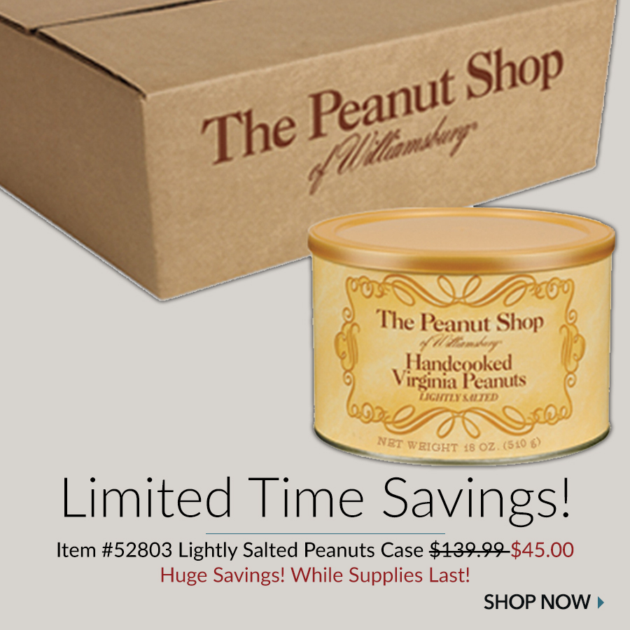 Sale- The Peanut Shop of Williamsburg