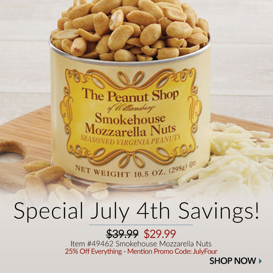 Buy Almond Nuts The Peanut Shop of Williamsburg