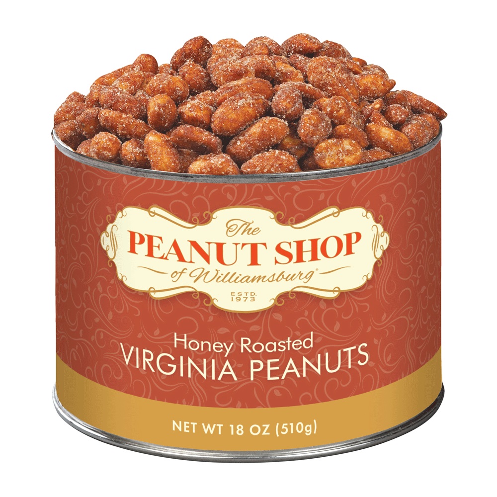 Honey Roasted Virginia Peanuts 18 oz.
