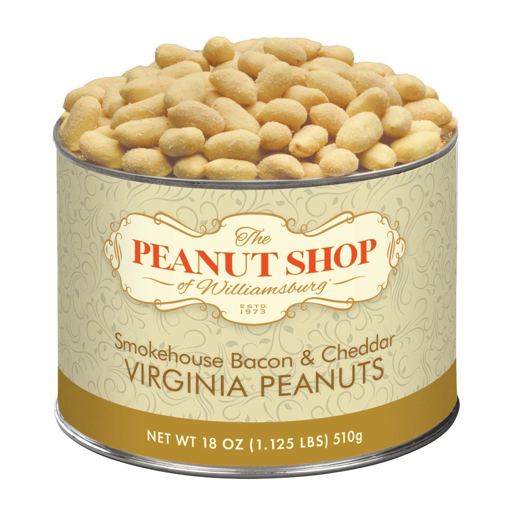Smokehouse Bacon Cheddar Virginia Peanuts 18 oz.