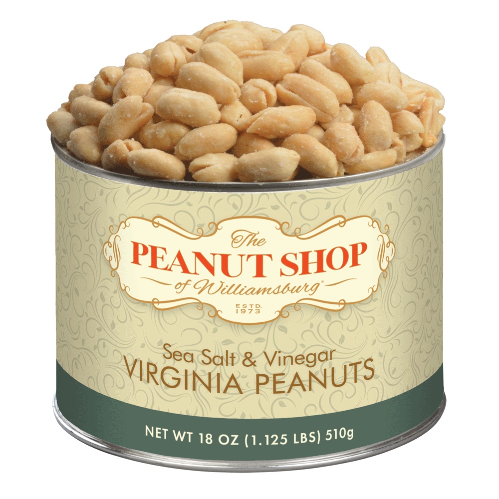 Sea Salt & Vinegar Virginia Peanuts 18 oz.