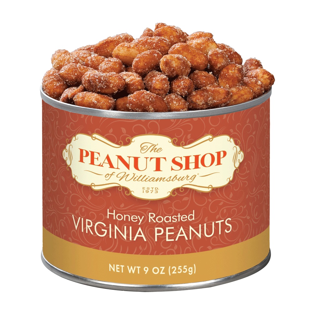 Honey Roasted Virginia Peanuts 9 oz.