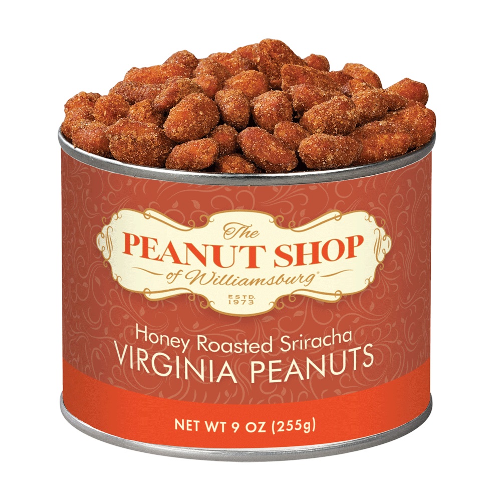 Honey Roasted Sriracha Virginia Peanuts 9 oz.