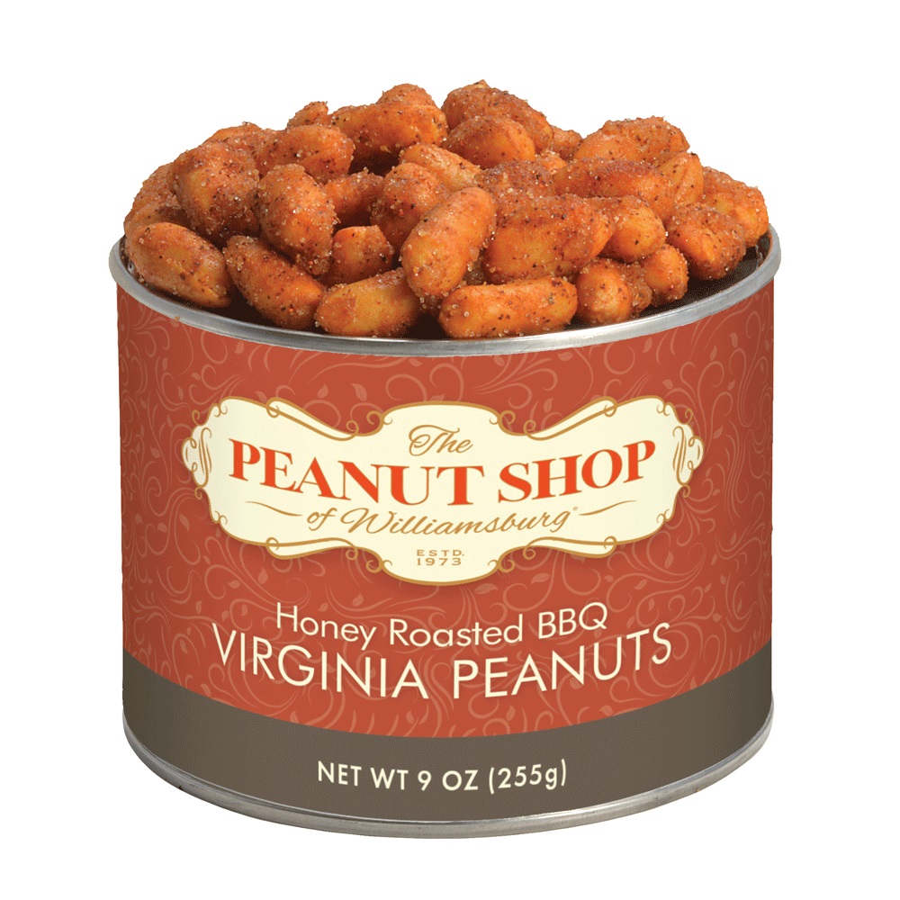 Honey Roasted BBQ Virginia Peanuts 9 oz.