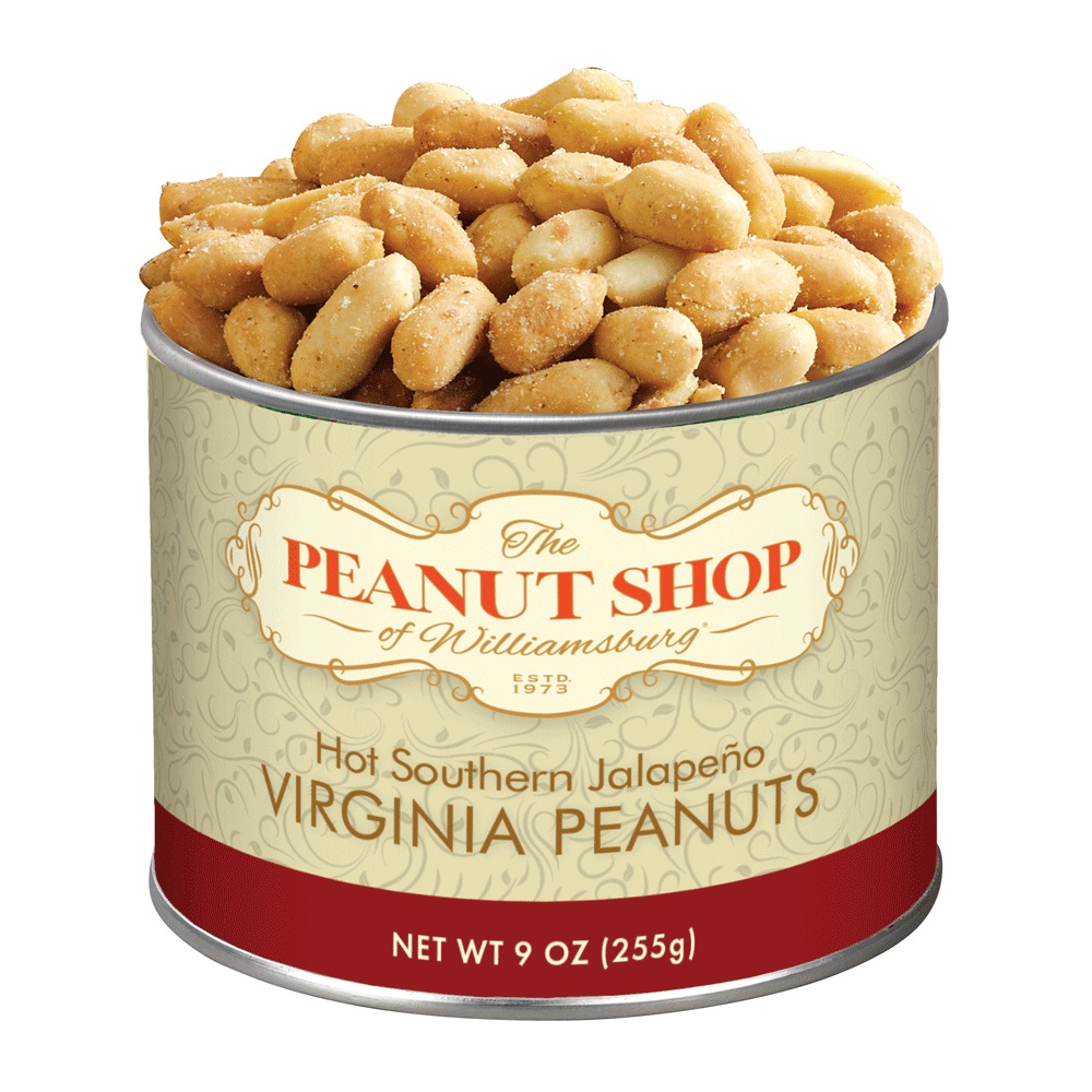 Hot Southern Jalape&Atilde;&plusmn;o Virginia Peanuts 9 oz.