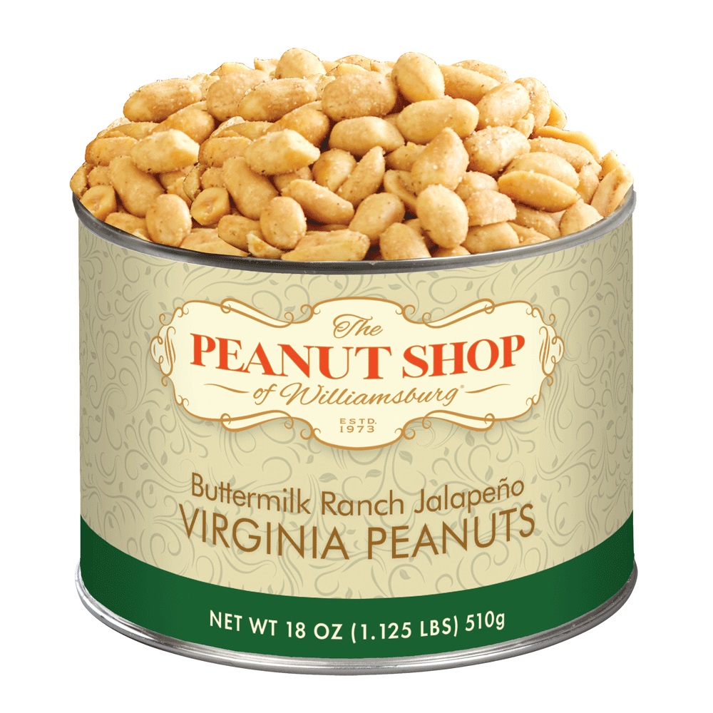 Buttermilk Ranch Jalapeno Virginia Peanuts 18 oz.