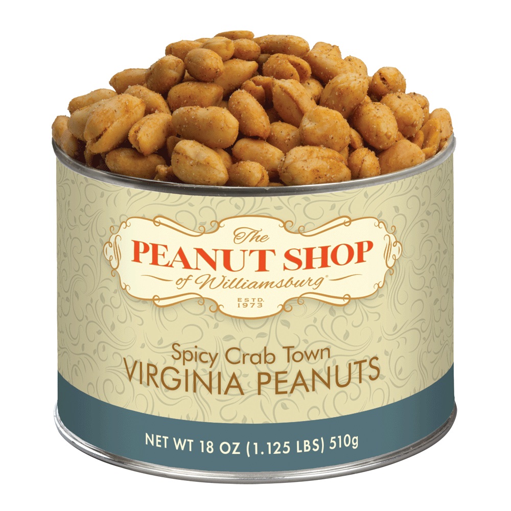 Spicy Crab Town Virginia Peanuts 18 oz.
