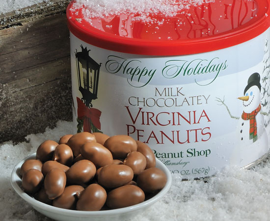 Holiday Snowfall Milk Chocolatey Virginia Peanuts Holiday Snowfall Milk Chocolatey Virginia Peanuts