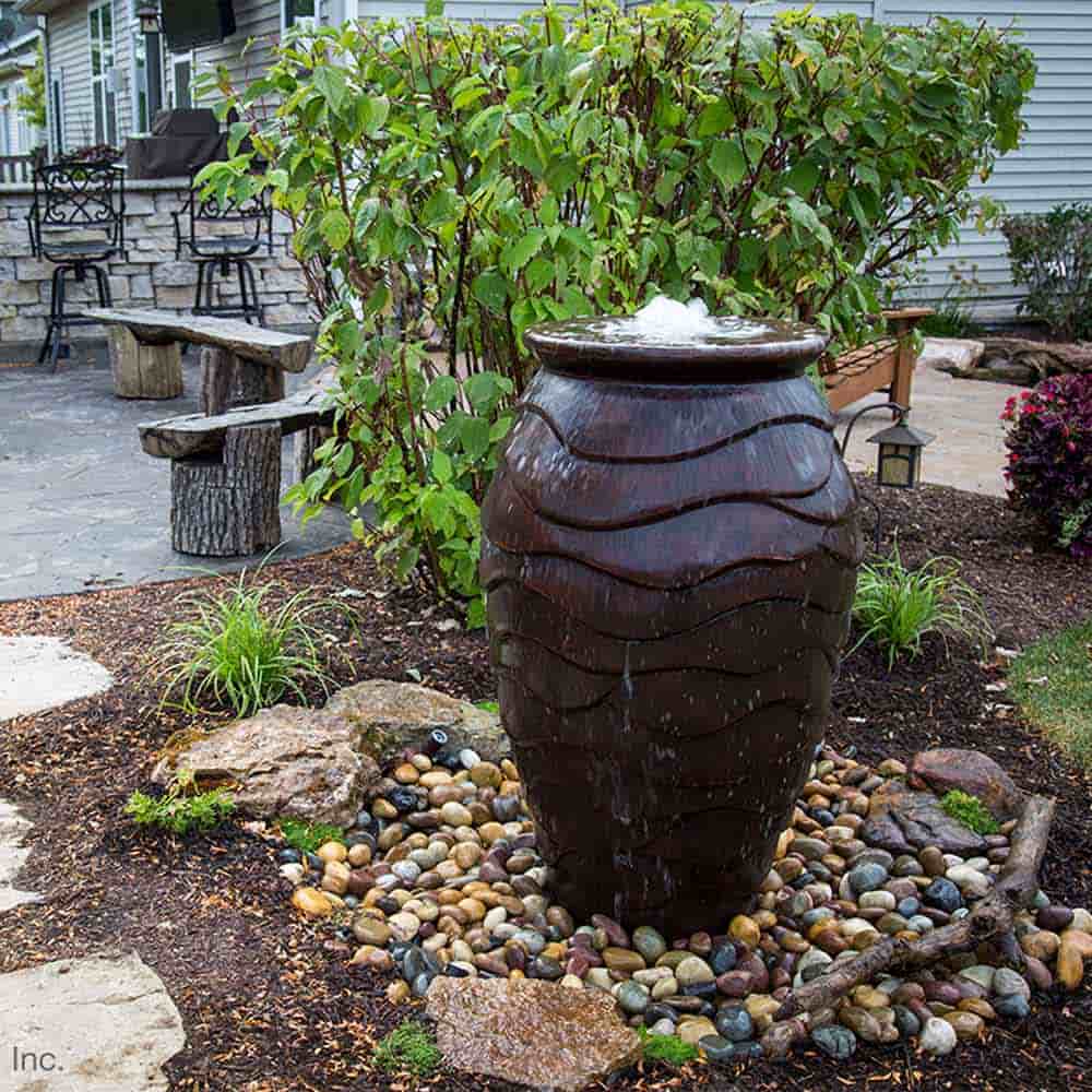 Aquascape Scalloped Urn Landscape Fountain Kit The Pond Guy