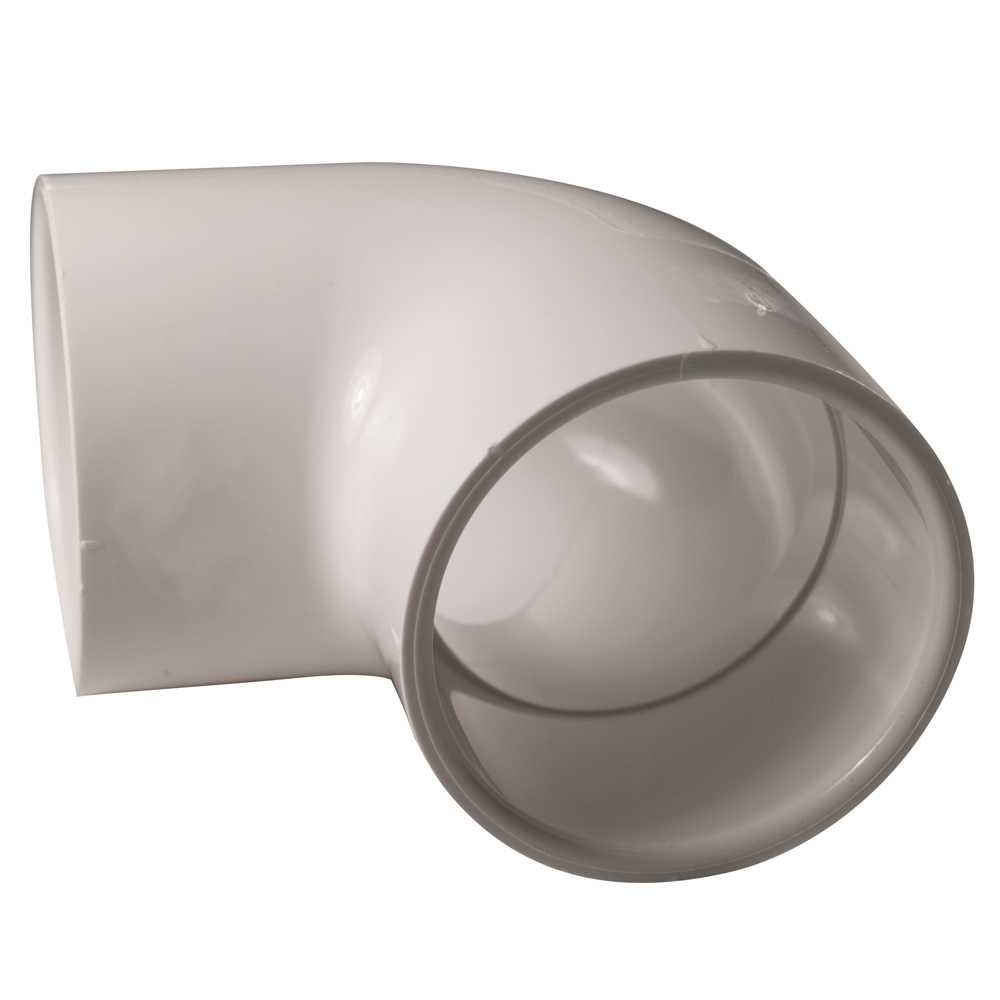 PVC 90 Degree Elbow (Slip x Slip), Fittings The Pond Guy
