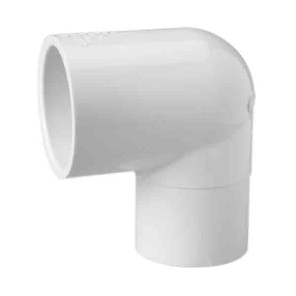 2Inch 90º PVC Plumbing Elbow (Male Slip x Female Slip), Plumbing