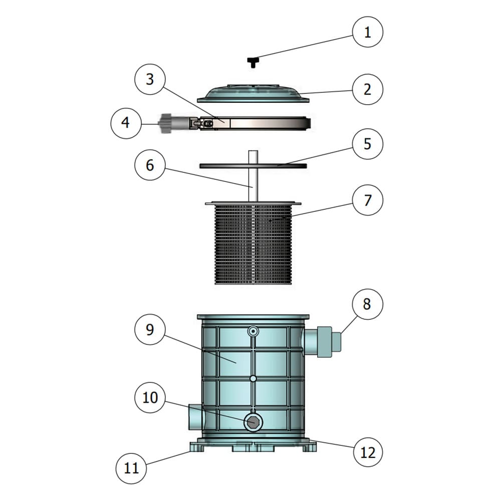 Sequence PurFlo Parts Pump Strainer Baskets The Pond Guy